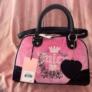 Juicy Couture Pink Heritage Bowler